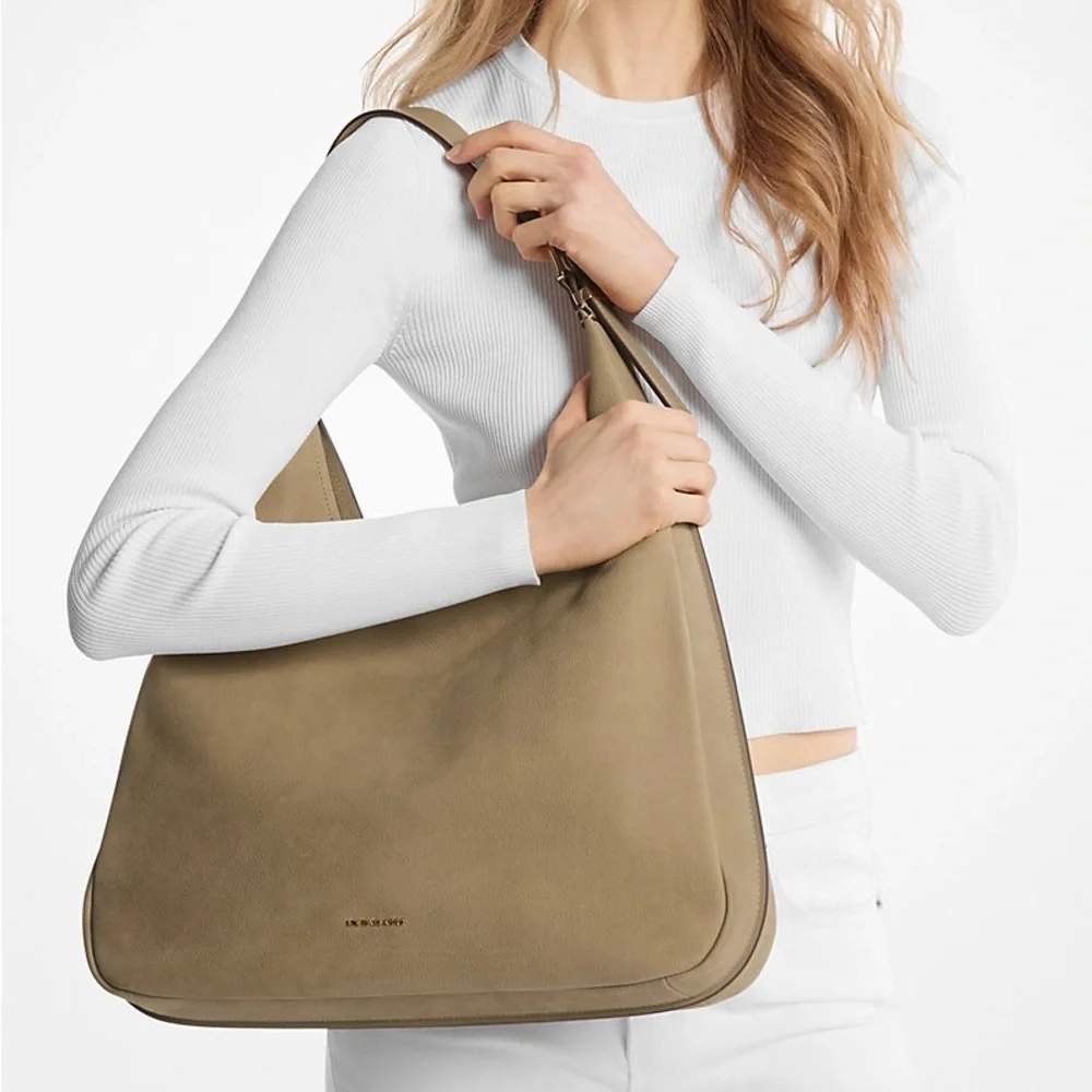 Michael Kors Nolita Hobo Leather Shoulder Bag NWT